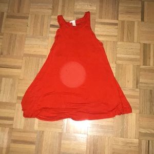 Red mini sundress